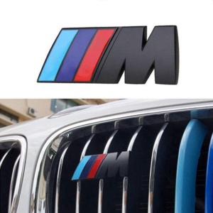Emblema Grila Metalica M BMW - Negru - Img 2