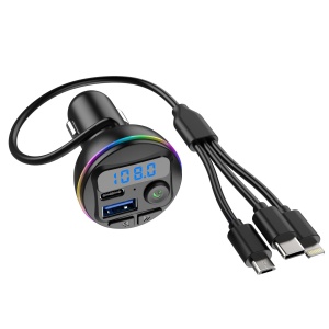 Modulator FM Bluetooth, Incarcator Fast Charge, 3 Mufe Incarcare - Img 3