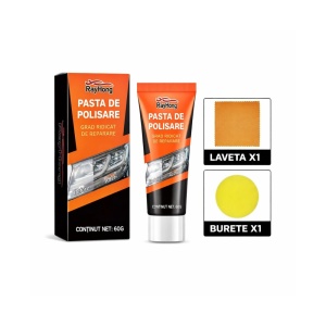 Pasta Polish Faruri Auto 60g, Restaurare Si Protectie Faruri - Img 2