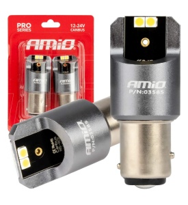 Set 2 Becuri Led BAY15D P21/5W Canbus PRO 3030 SMD - Img 3