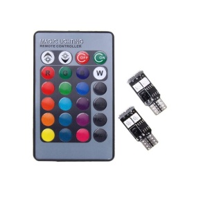 Set 2 Becuri Pozitie RGB cu Telecomanda - Img 3