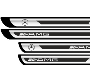 Set Protectie Praguri Crom AMG - Img 1