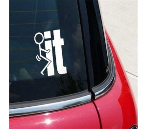 Sticker auto FckIT - Img 2