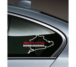 Sticker auto geam AMG