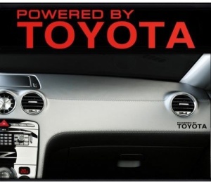 Sticker bord TOYOTA