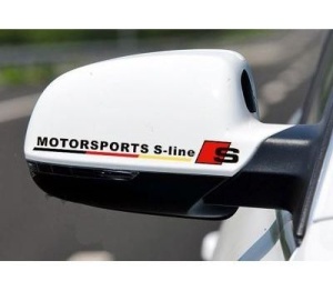 Sticker oglinda Audi S-line