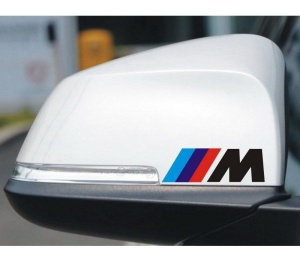 Sticker oglinda BMW ///M