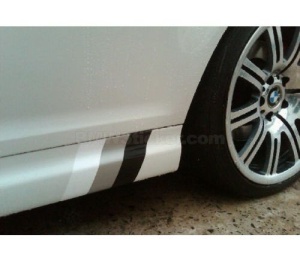 Sticker ornament auto BMW Flag - Gray
