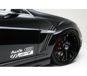 Sticker ornament auto lateral Audi Racing