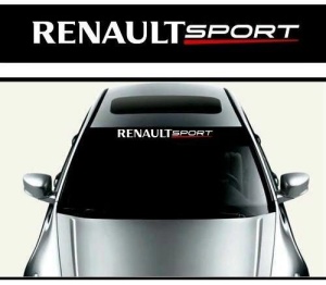 Sticker parasolar auto Renault Sport