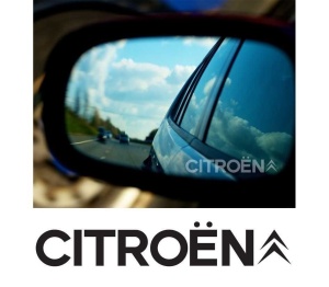 Stickere oglinda Etched Glass - Citroen