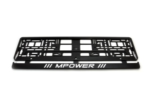 Suporturi Numar Inmatriculare MPower - Img 1
