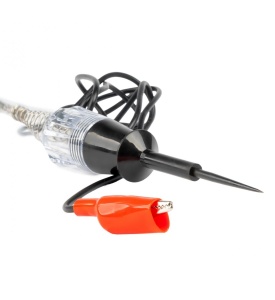Tester Voltaj Tensiune Cu Cleme Tip Crocodil 6-12V - Img 2