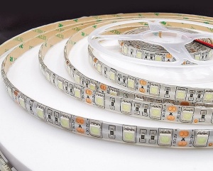 Banda Led Galbena 60 Leduri 5050/Metru, 24V, Rezistenta La Apa, Rola 5 Metri - Img 2