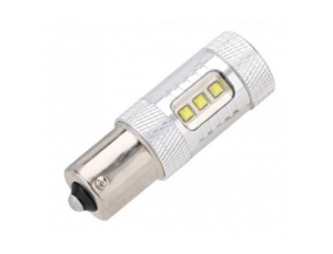 Bec Led BA15S 50W Galben Cu Leduri Cree 12V-24V