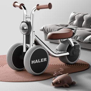 Bicicleta De Echilibru Haler Pentru Copii 1-6 Ani, Verde Menta - Img 4