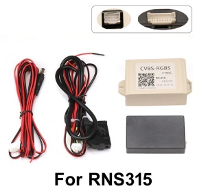 Cablu Interfata Video, Convertor CVBS‑RGBS Pentru Montare Camera Marsarier Aftermarket La RNS315 - Img 1