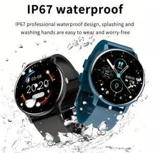 Ceas Smartwatch Fitness ZL02D Android/iOS IP67 Negru - Img 2