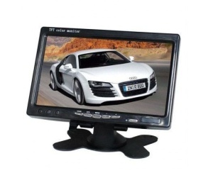 Display Auto LCD 7 Inch 12V - 24V D707 Cu Telecomanda Si Rama Montaj Perete