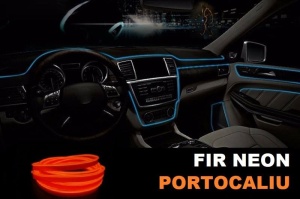 Fir Neon Portocaliu - Lungime 2M - Img 1