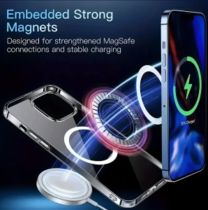 Husa de Protectie pentru Apple iPhone 16 Plus, MagSafe, TPU, Transparent - Img 3