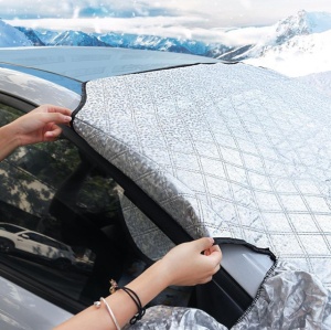 Husa De Protectie Pentru Parbriz Si Oglinzi Auto – scut anti-zapada, anti-inghet si anti-soare - Img 2