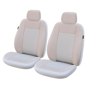 Huse Scaun Auto Fata LUX Bej- Set 2 Buc