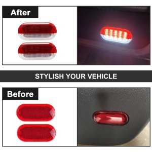 Lampi Led Portiera Volkswagen Golf, Bora, Jetta, Polo, Touran, Sharan - Img 6