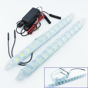 Lumini de zi DRL Flexibile 12 led-0,5W - Img 1
