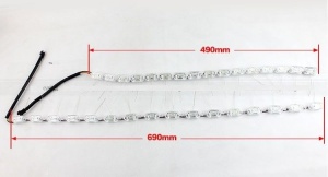 Lumini de zi flexibile cu semnalizare cu 16 module cu leduri V1 - Img 6