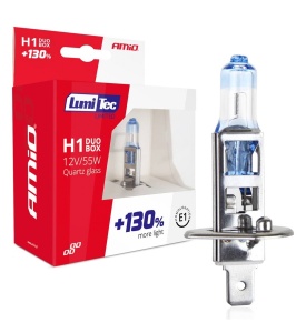 Set 2 Becuri Halogen H1 130% 55W - Img 1