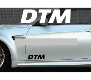 Set 2 buc. sticker auto lateral - DTM