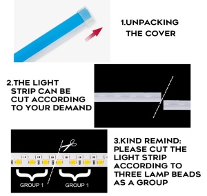 Set 2 Lumini De Zi Cu Semnalizari Dinamice Cu Led Lungime 45CM - Img 5