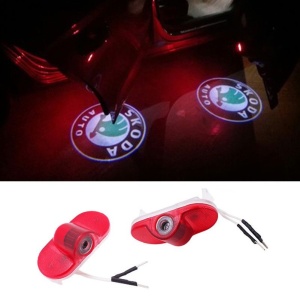 Set 2 Proiectoare Logo Dedicate Skoda Octavia 2 2004 - 2013