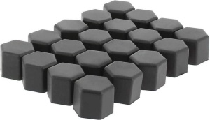 Set Capace Prezoane Silicon Negru 19" - Img 1