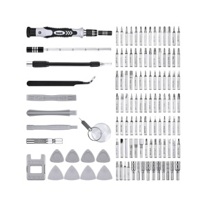 Set Surubelnite Precizie 115 Piese, Prindere Magnetica, Trusa Reparatii Electronice MIV - Img 6