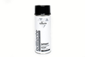 Spray Vopsea Acrilica BRILLIANTE – Negru Lucios RAL 9005, 400 ml