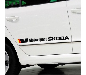 Sticker auto lateral SKODA V
