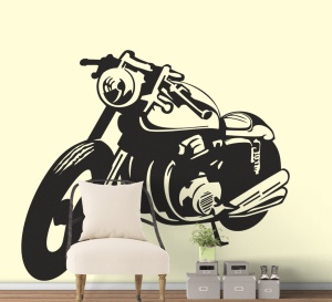 Sticker decorativ perete - Motocicleta
