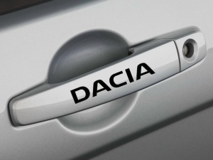 Sticker manere usa - Dacia (set 4 buc.)