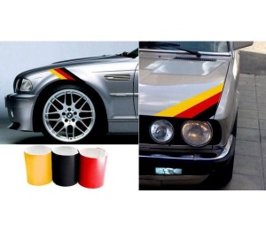 Sticker ornament auto model German Flag (v1)