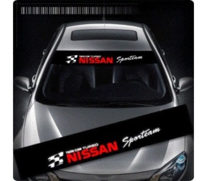 Sticker parasolar auto NISSAN Sporteam