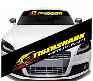 Sticker parasolar auto TIGER SHARK