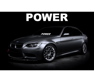 Sticker Parbriz Power