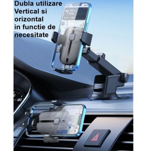 Suport Telefon Auto Prindere Grila Ventilatie - Img 4