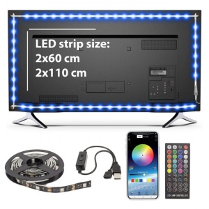 Banda Led Smart pentru TV - RGB - 340cm - Img 2