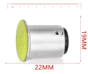 Bec Led BA15S COB 1W Cu Pini Simetrici La 180 Grade - Img 4