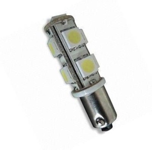 Bec Led BA9S cu 9 Leduri SMD