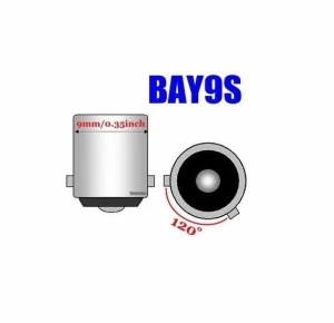 Bec Led BAY9S H21W Alb Canbus 3 SMD 1860 CSP9 12V Fara Polaritate - Img 5