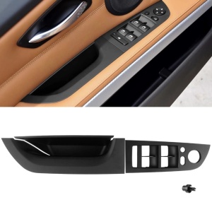 Capac Maner Portiera Sofer, Cu Oglinzi Rabatabile Pentru BMW Seria 3 E90, E91, Negru, 35.5 CM - Img 3